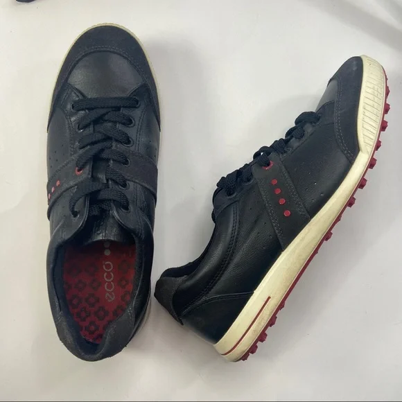 ECCO Mens Street Premiere Spikeless Golf Shoes black leather size 42 US 8-8.5 ECCO Golf Men main image 3